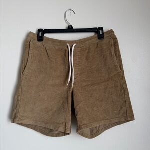 RSQ Pull On Corduroy Shorts Size Men’s Small Neutral Color Y2K
